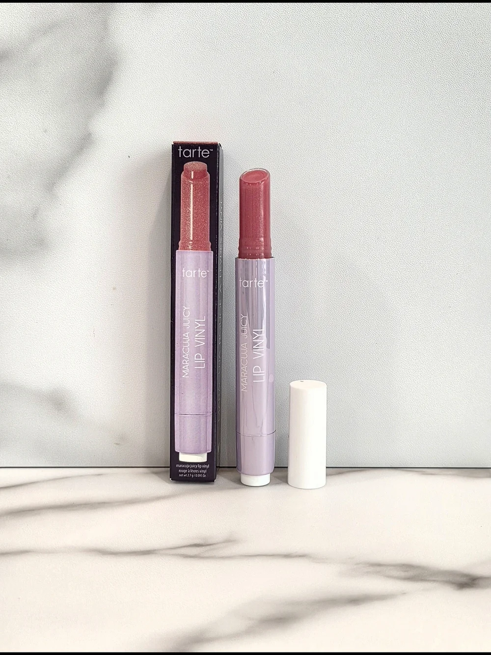 TARTE Maracuja Juicy Lip Vinyl In Shimmering Pink Lily (Rosy Pink) - NIB